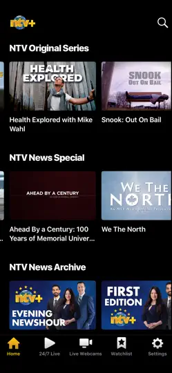 Скриншот NTV+ на iPhone 2
