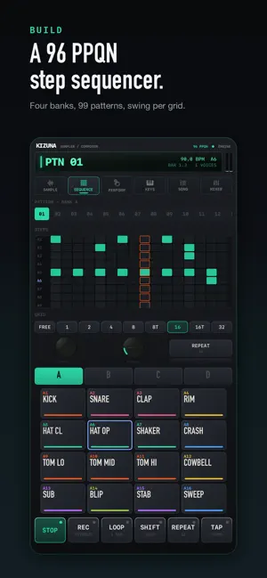 KIZUNA Sampler & Beat Maker screenshot 2