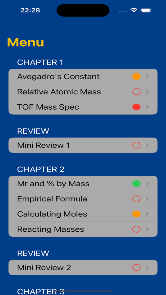 #2. A Level Mole Calculations (iOS) Podle: Isomeos Limited