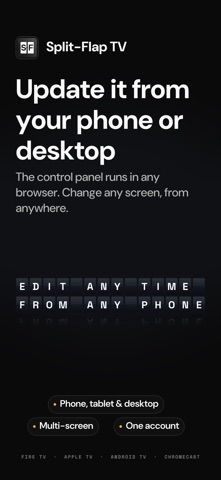 Split-Flap TV Screenshot 1 of 9