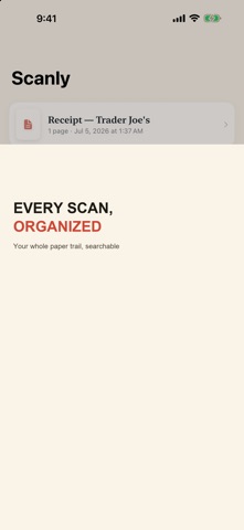 Scanly: Scan & Organize screenshot