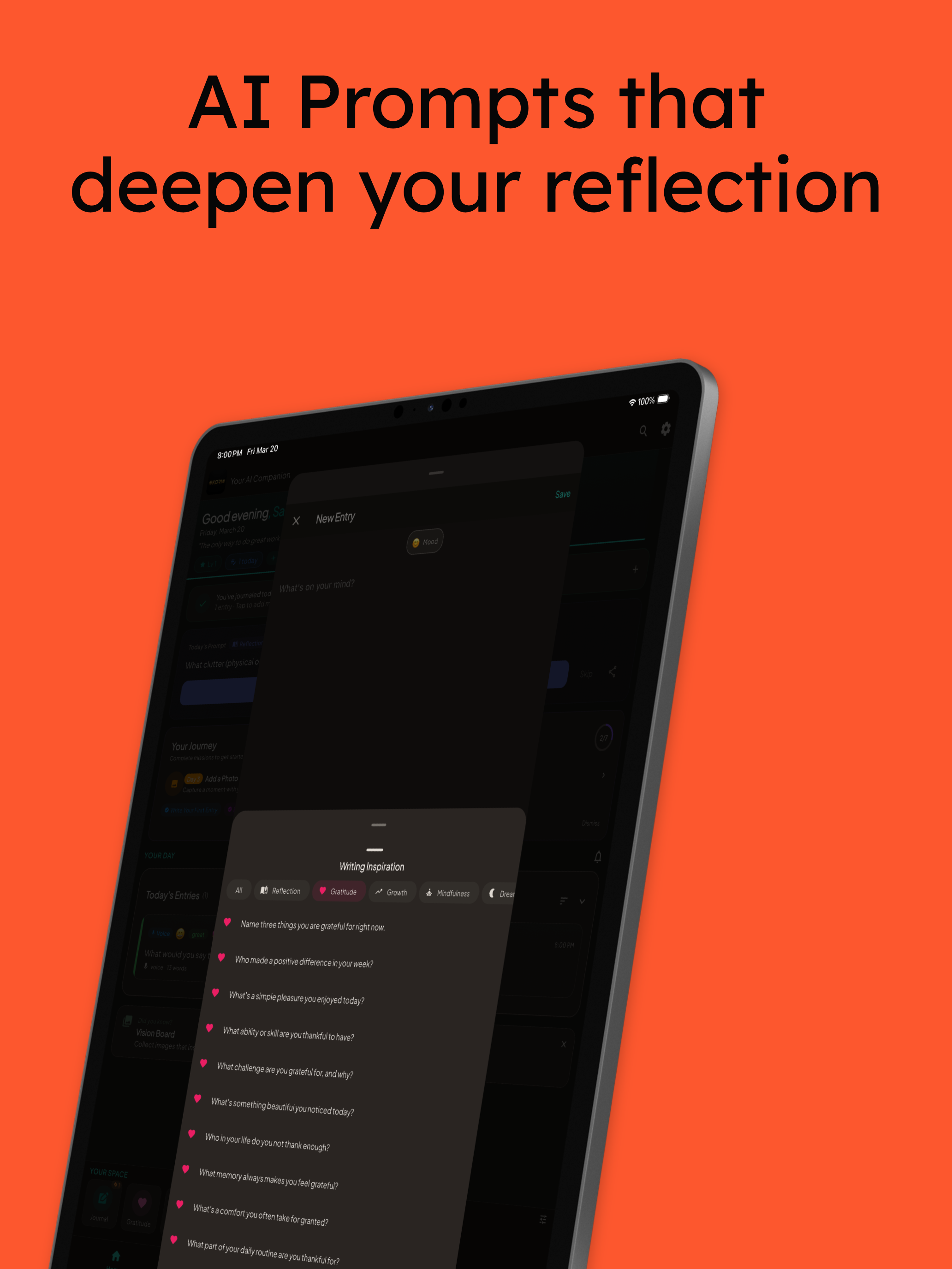 Kori - AI Wellness Journal