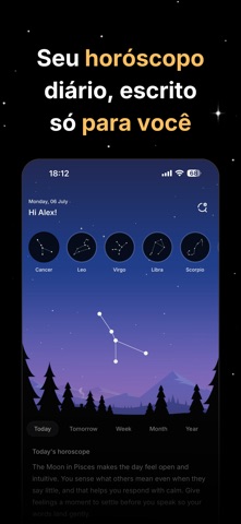 Orion – Horóscopo & Tarô iPhone screenshot 4