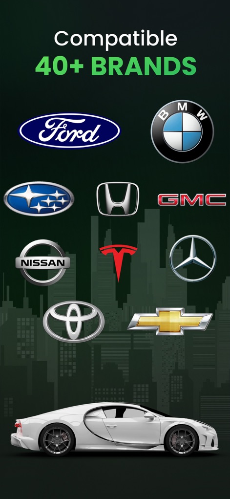 Car.Play Connect: Smart Sync - This tool highlights its extensive compatibility, supporting seamless integration with over 40 car brands, including prominent manufacturers like Ford and BMW.