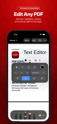PDF Editor ,PDF Book Reader ® screenshot
