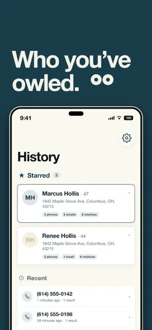 PeopleOwl: People Search screenshot 4