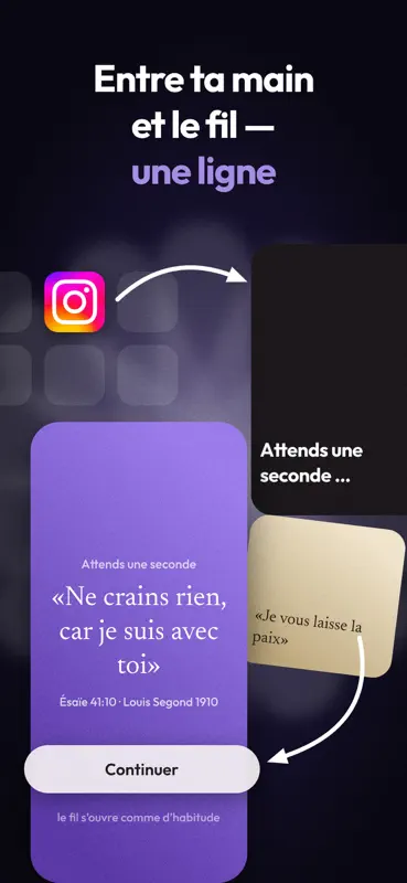 Verset du Jour : Bible Widget screenshot 2 of 7