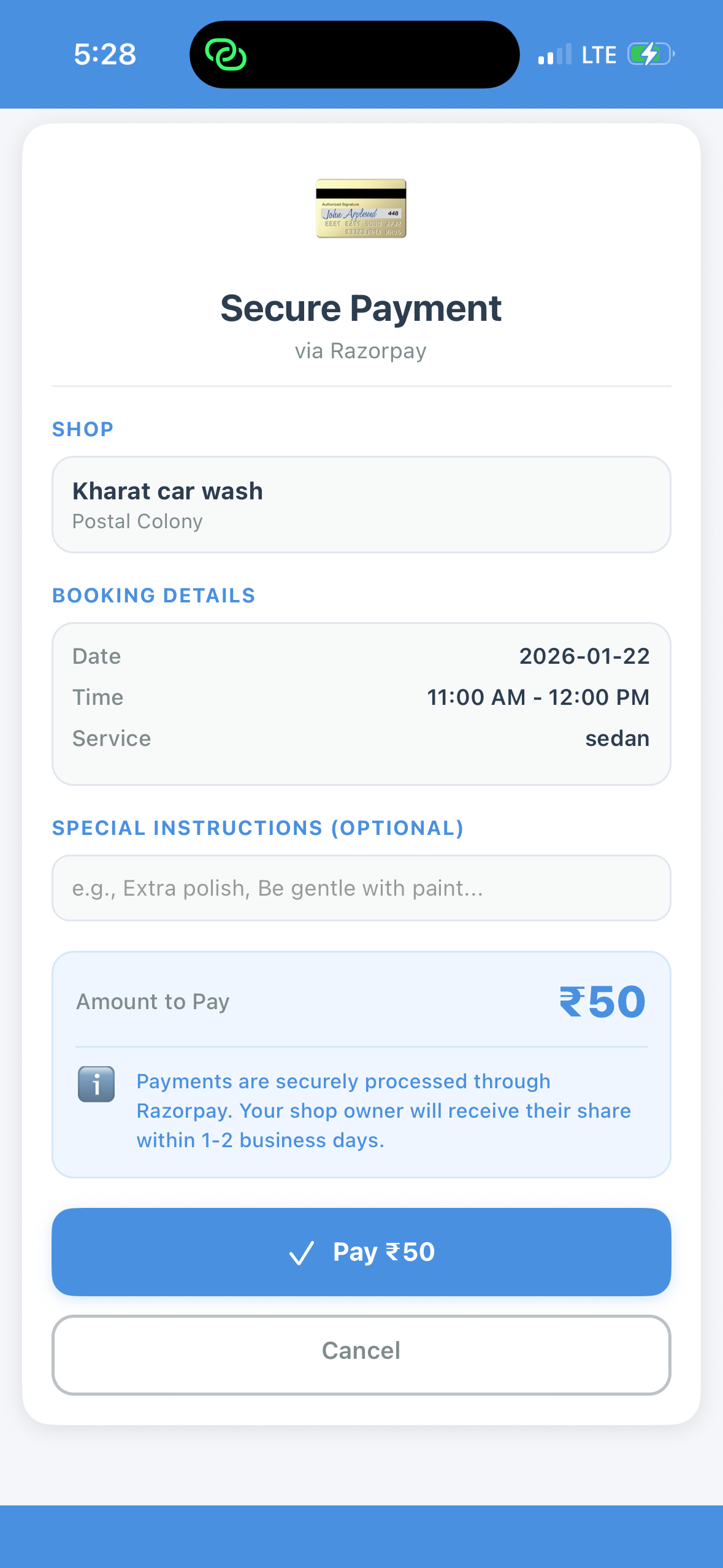 WashMyCarr screenshot 8
