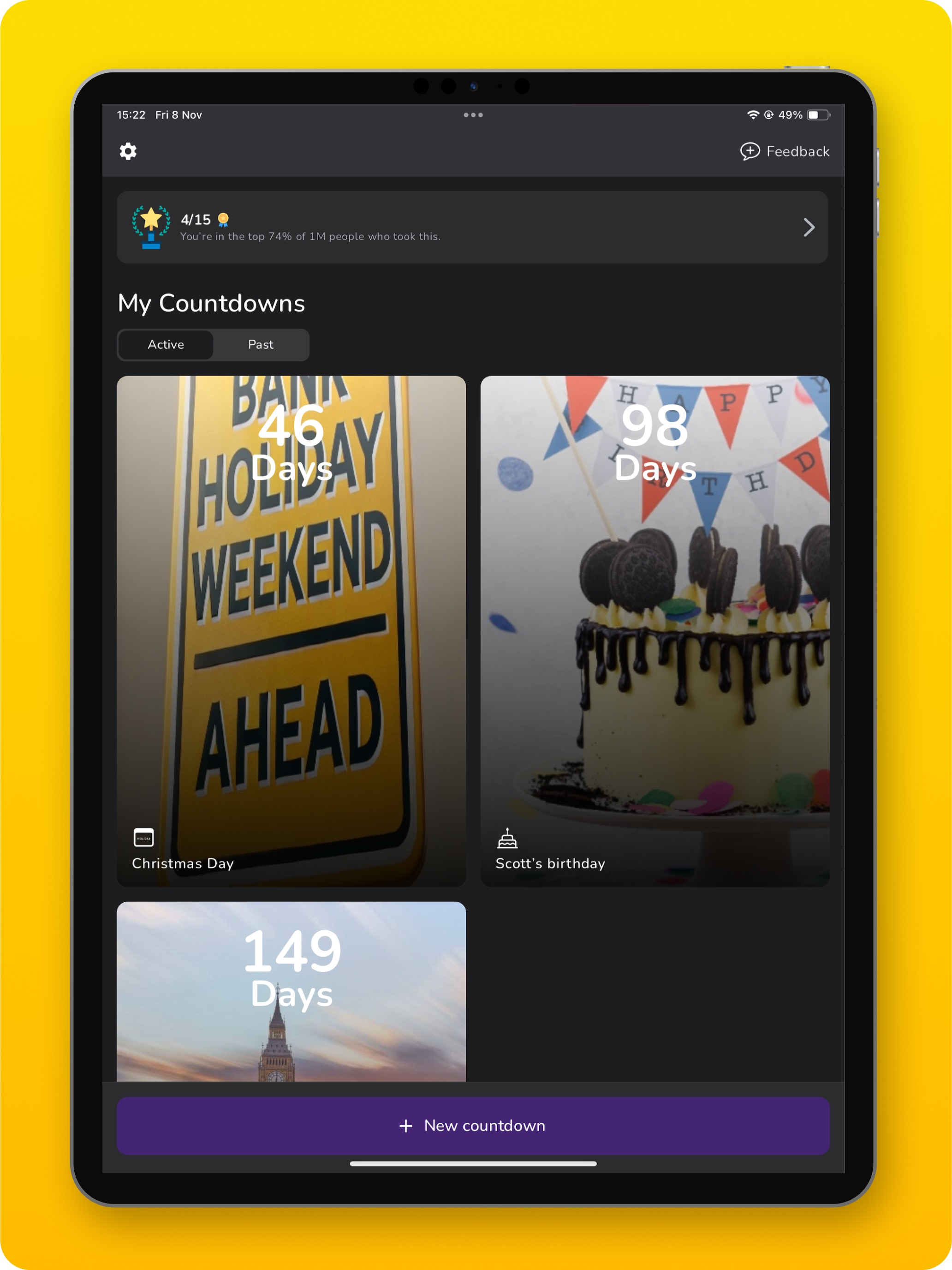 Holiday Countdowns screenshot 13