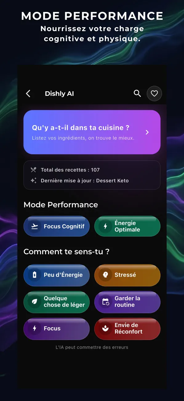 Screenshot #3 pour Dishly - Coach de Cuisine IA