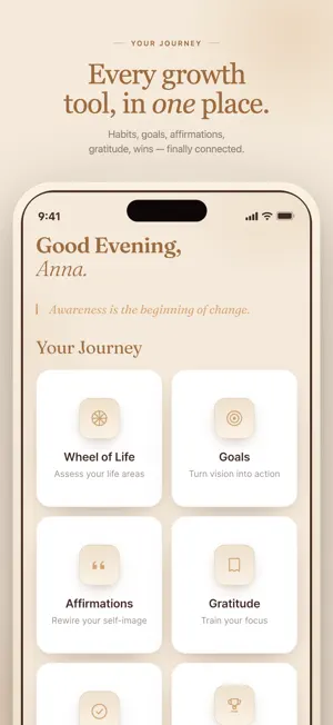 Brightly: Self-Improvement Hub screenshot 1