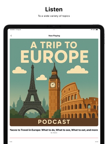 Spark - AI Music & Podcasts iPad screenshot