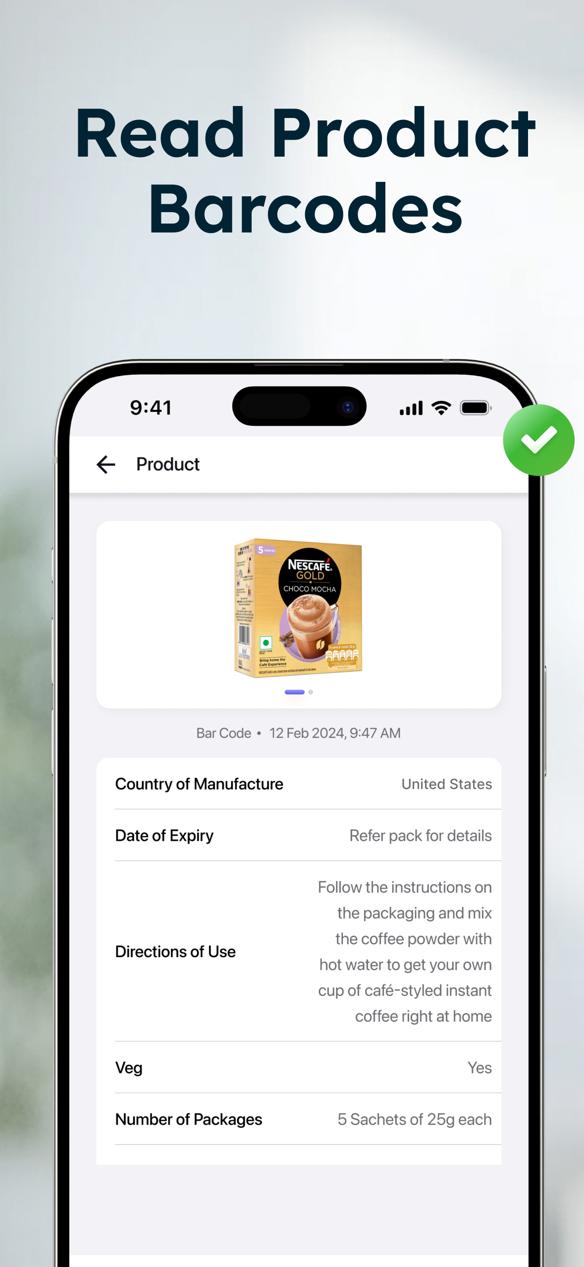 Barcode Reader & QR Scanner