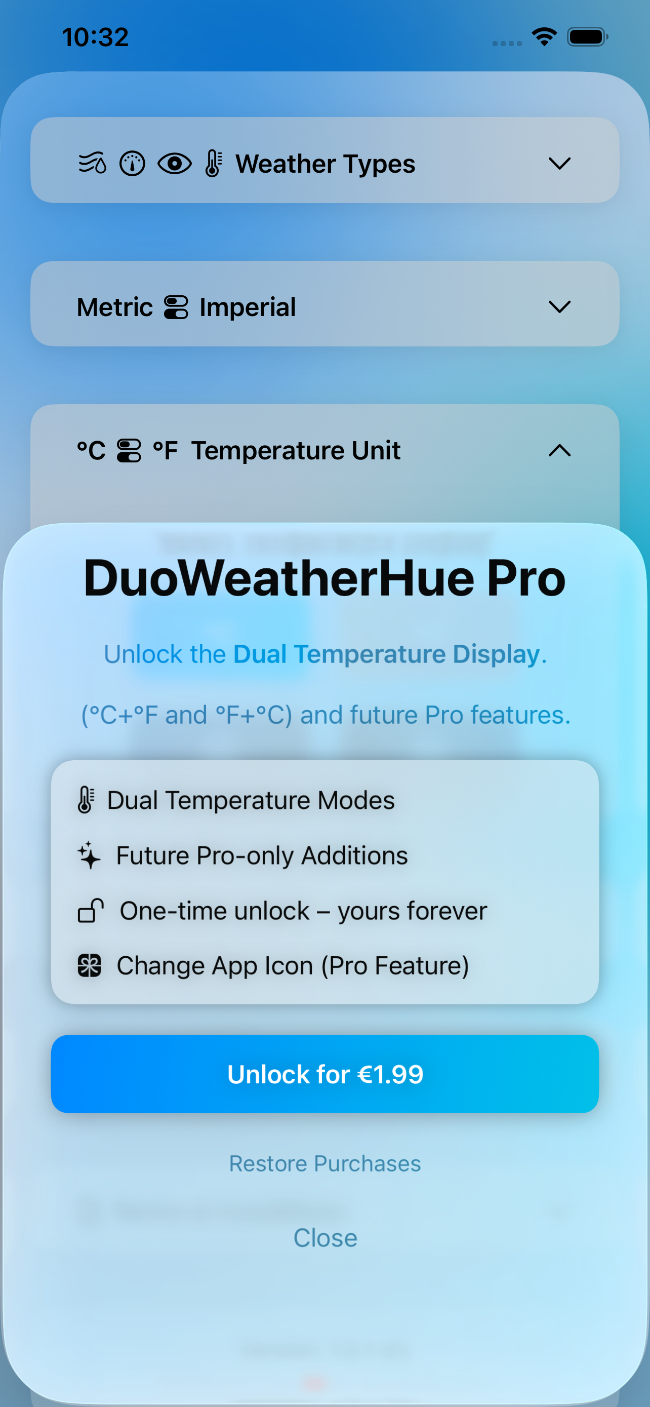 DuoWeatherHue screenshot 3