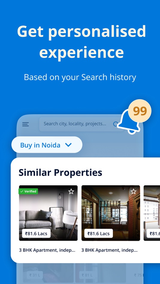 #3. 99acres - Property Search (iOS) 由: Info Edge