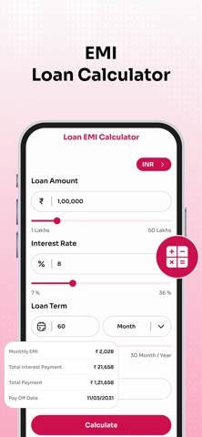 Loan ITY - Loan EMI Calculator screenshot