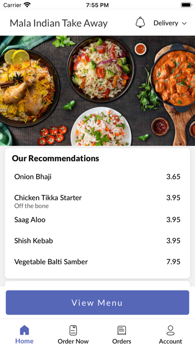 Mala Indian Take Away Screenshot