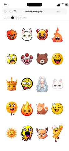 Awesome Emoji Stickers Vol. 3 screenshot