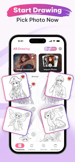 Скриншот AR Sketch & Trace Drawing на iPhone 4