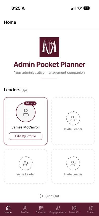 The Admin Pocket Planner screenshot 1