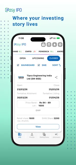 Easy IPO screenshot 1