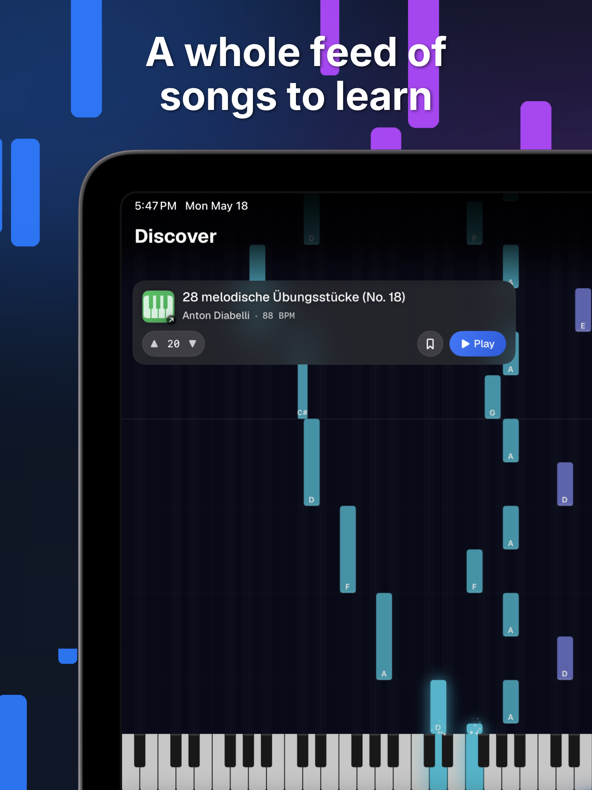 Keys - Play Any Song on Piano