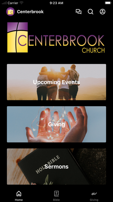 Centerbrook Church App app screenshot