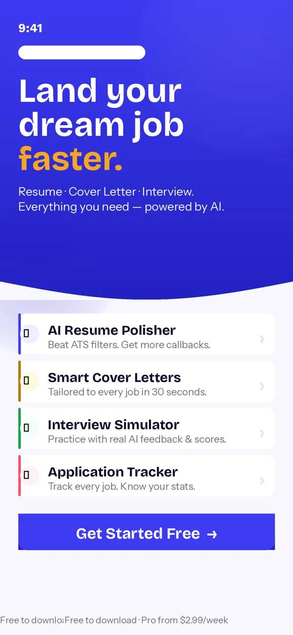 Screenshot #2 pour CareerLeap: AI Job Coach