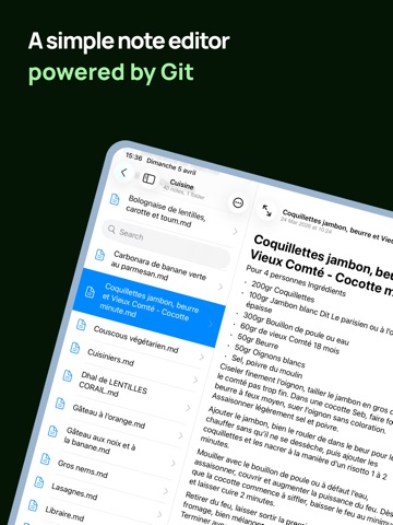 NoteBlob iPad screenshot