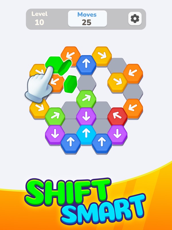Hexa Shift – Logic Puzzle screenshot 7