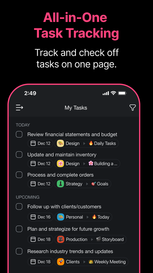 #9. Taskade - AI Agents, Chat Bots (iOS) By: Taskcade Inc.