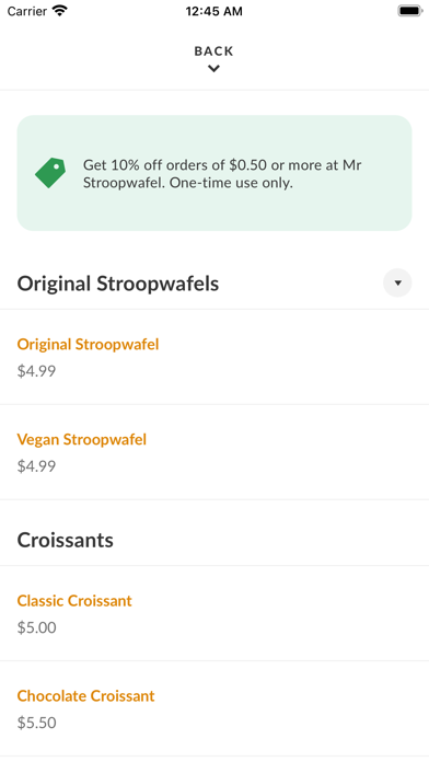 App screenshot