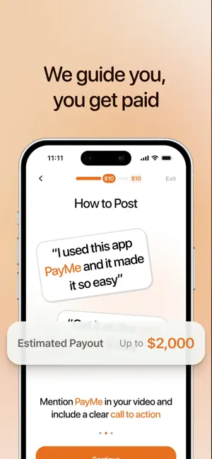 Relay - Get paid to post screenshot 3