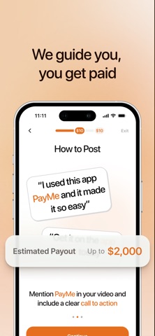 Relay - Get paid to post screenshot