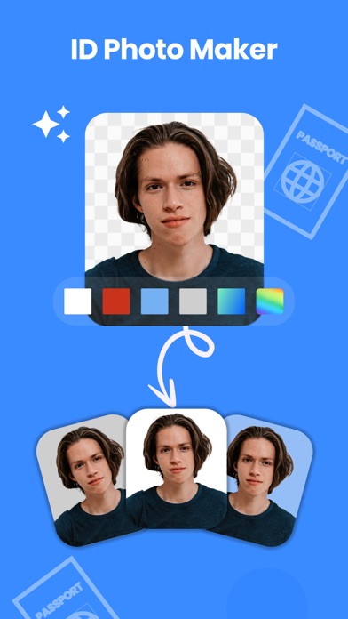 Passport Photo Maker · PhotoID Screenshot