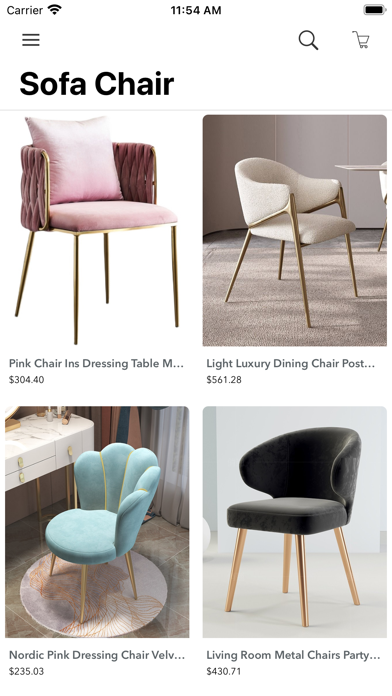 Home Decor Furniture Store Screenshot