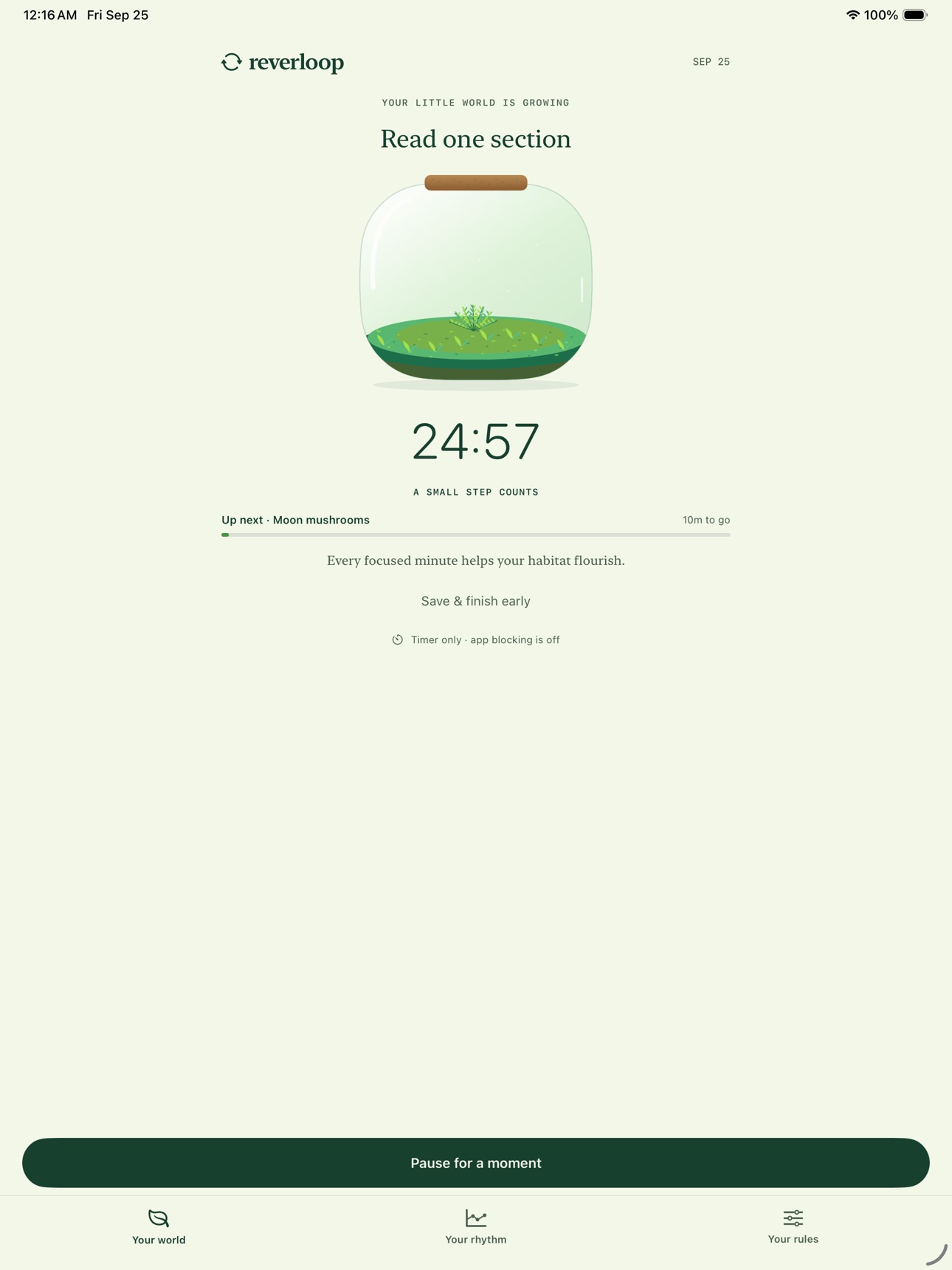 Screenshot 11 of Reverloop: Focus & Grow