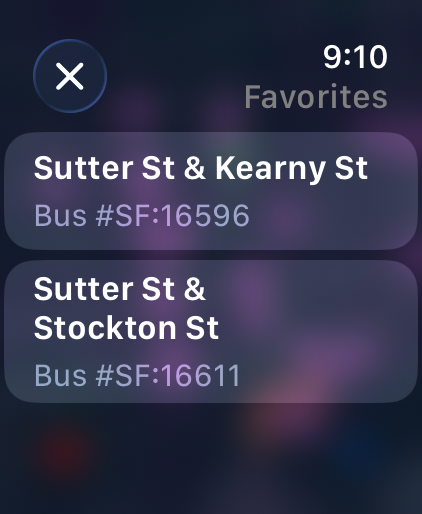 SF Next Bus screenshot 8
