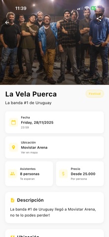 Wit Ü: Conocé Gente en Eventos screenshot