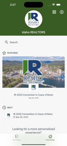 Idaho REALTORS screenshot