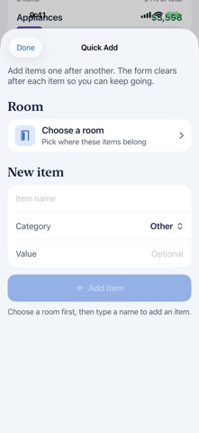 ClaimsReady — Home Inventory Screenshot 5 of 10