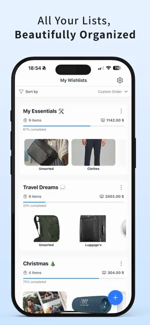 WishFlip: WishLists & gifts screenshot 4
