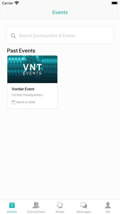 VNT Events screenshot