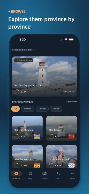 Canadian Lighthouse Guide screenshot 2 of 8