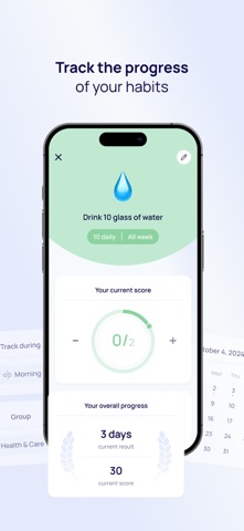 Glossy Habit Tracker screenshot