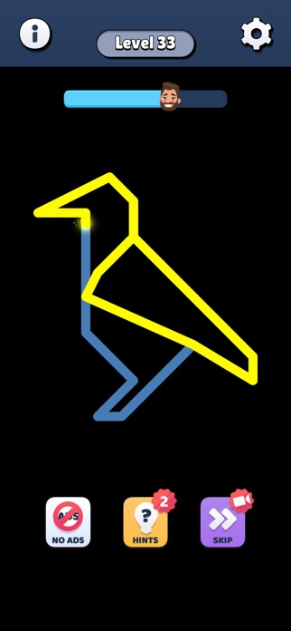 Draw Shape: Single Line Puzzle Screenshot 2 of 5