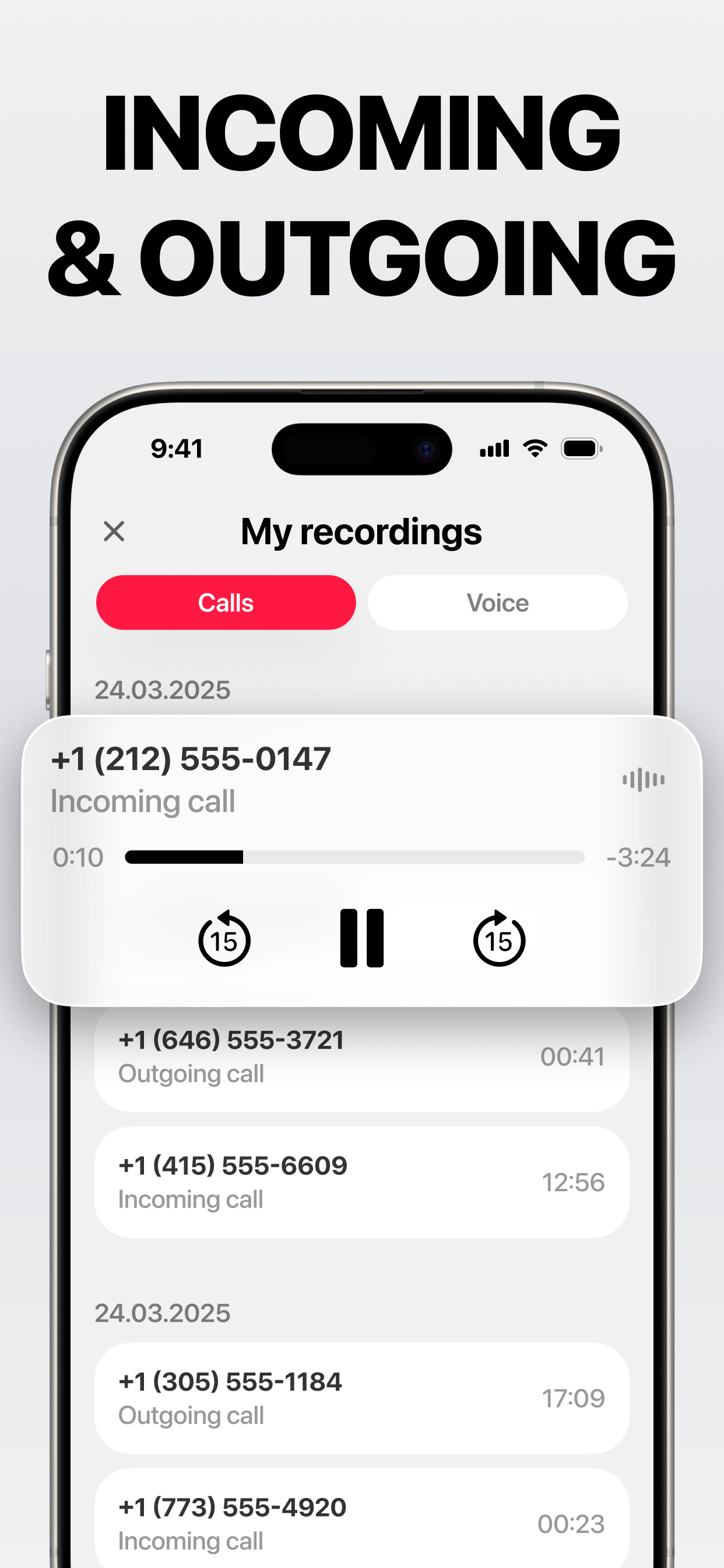 Call Recorder - Rec Incoming screenshot 3