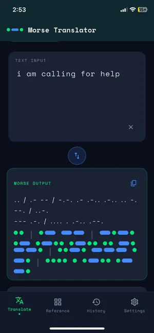 MorseWave – Morse Code App screenshot 1