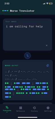 MorseWave – Morse Code App screenshot 1