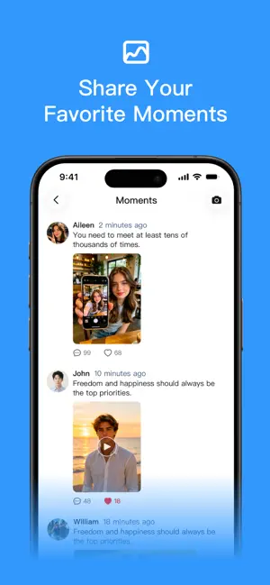 BFF Messenger - Private Chat iPhone screenshot 6